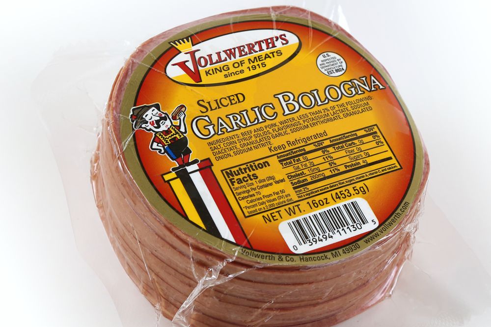 Pickled Ring Bologna  Vollwerth Company & Baroni's Company